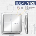 Mirrorvana Hanging Fogless Shower Mirror For Shaving With 360    Rotatable Swiv   