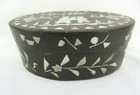 Chinese Lacquer W  Mother Of Pearl Inlay Table Top Box