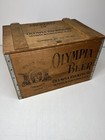 Vintage Olympia Beer Brewing It   s The Water Wooden Crate Tumwater Original