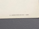 Vtg 1960 U s  Civil Defense Poster Advertising Shelter First Aid Radio Sign
