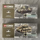Corgi German Army Tanks  66601 King Tiger 1944   66501 Tiger Mk I 1943 Lot Of 2
