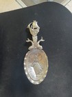 Victorian Dutch Decorated Sterling Silver Souvenir Spoon London 1897 4 75    L 