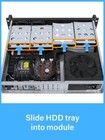 Rosewill 2u Server Chassis Rackmount Case   4 3 5  2 5  Hdd  2526b R3