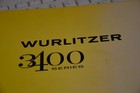 Original Wurlitzer 3400 Series Phonograph Jukebox Service Manual Arcade 
