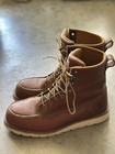 New Carhartt Men s 12 Wp 8  Moc Soft Toe Wedge Work Boots Ankle  Dark Brown