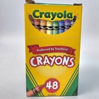 Crayola 48 Count Nontoxic Crayons Box Assorted Colors School Supplies
