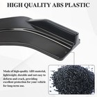 4pcs Adjustable Front Bumper Lip For Civic Accord Challenger Charger Black