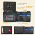 Wallet For Men -slim Rfid Leather Mens Bifold Novelty Wallets 2 Id Window With G