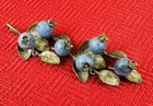 Michael Michaud Blueberry Nyc  925 Silver Bronze Lapis 2 5    Necklace Pendant