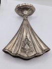 Vintage Silverplate Fan Vase Asco 406