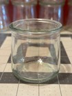 Lot Of 8 6 Oz Clean  No Labels Oui Yogurt Glass Jars For Crafts Or Candles