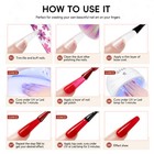35 Colors Gel Nail Polish Set With Uv Led Lamp Top Base Coat Manicure Set Us