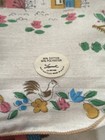 Vintage Set If 4 Napkins Folk Art Made By Leacock With Original Tags Unused