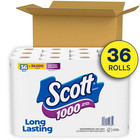Scott 1000 Toilet Paper  36 Rolls  1 000 Sheets Per Roll  Freeship 
