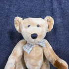 Dan Dee Plush Toy Unisex 14in Tan Teddy Bear Plaid Bow Tie Collector s Choice