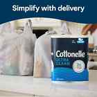 Cottonelle Ultra Clean Toilet Paper  Strong Toilet Tissue  24 Mega Rolls