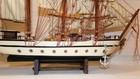 Handmade Vintage Wood Model Sailing Ship Nautical D  cor Brilliant Details