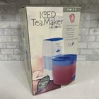 Mr Coffee Tm75 Blue Iced Tea Maker 3 Qt Adjustable Steep Dishwasher Safe Pitcher