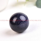 Natural Blue Goldstone Ball Quartz Crystal Sphere Reiki Healing Gem 35mm 