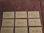 Lot Of 13 Autographed Index Cards  L  A  Dons   Rare  Must See 