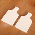 2 Ceramic Bread Boards White Ready To Paint Porcelain U-paint