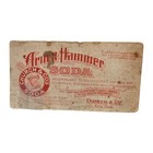 1906 Victorian Ink Blotter Advertisement Church   Co Arm   Hammer Soda  baking 