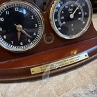B-17 Flying Fortress 80th Anniversary Thermometer Clock Desk Model Bradford