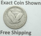 1925 P Standing Liberty 90  Silver Quarter Free Shipping