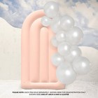 Minnidip Balloon Garland 6ft Fluted Arch In Blush Matte
