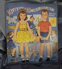 Vintage Kitty Goes To Kindergarten Paper Dolls Clothes  1548 Complete Uncut