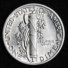 1942 Mercury Silver Dime Au Free Shipping 