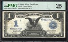 1899  1 Silver Certificate Black Eagle Pmg 25 Fr 232 03702
