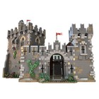 Moc  Medieval Lions  Castle With Interior Toys Building Set 7543 Pieces Diy