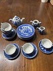 Blue Willow Vintage Child s Tea Set 22 Pieces  Made In Japan