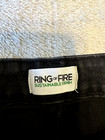 Ring Of Fire Black Paradise Big Boys Riot Distressed Slim Denim Shorts  14