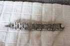 Vintage Navajo Handmade Sterling Chain Bracelet With Turquoise   Earrings Set