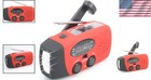 Emergency Hand Crank Radio With Led Flashlight Portable Radio Waterproof Us
