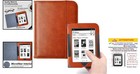 Brown Leather Cover Case For Nook Simple Touch Models Bnrv300 b350 b500