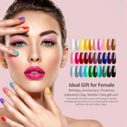 39 Pcs Gel Nail Polish Set With 36 Colors   3pcs Base Glossy   Matte Top Coat   