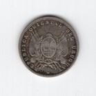 Uruguay 1877 Silver Coin 20 Cents