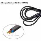 Ac Power Cord 2 Prong Power Cord 5ft Standard 2-slot Replacement Ps5 4 3 2 Us