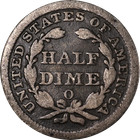 1858-o Seated Liberty Half Dime Great Deals From The Executive Coin Company