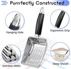 Stainless Steel Cat Litter Scoop Metal Kitty Scooper Usa