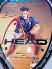 New Head Pyramid Power 220g Racquetball Racquet W cover 3 5 8  Grip