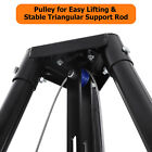 500lbs Deer Hoist Tripod Deer Hanger For Skinning W  Lifting Winch And Tool Tray