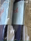 Cat   Jack Girls Opaque Tights 2  4  Pairs Size 7 Navy white Nylon Spandex