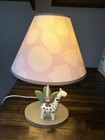 Kids Safari Jungle Animal Table Lamp Giraffe Monkey Nursery Pink Shade