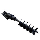 Attachments Set For Mini Excavator bucket auger ripper grabber rake quick Hitch