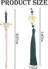 Dragon Sword Metal Bookmarks - Fantasy Fourth Wing Book Mark Gift Reading Men Co