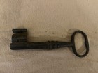 Vintage Large Skeleton Key Old Rustic Iron Rare Genuine Antique Not Fake